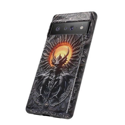 Skeletal Demonic King Phone Case – Ornate Gothic Design for iPhone, Samsung Galaxy, and Google Pixel Devices