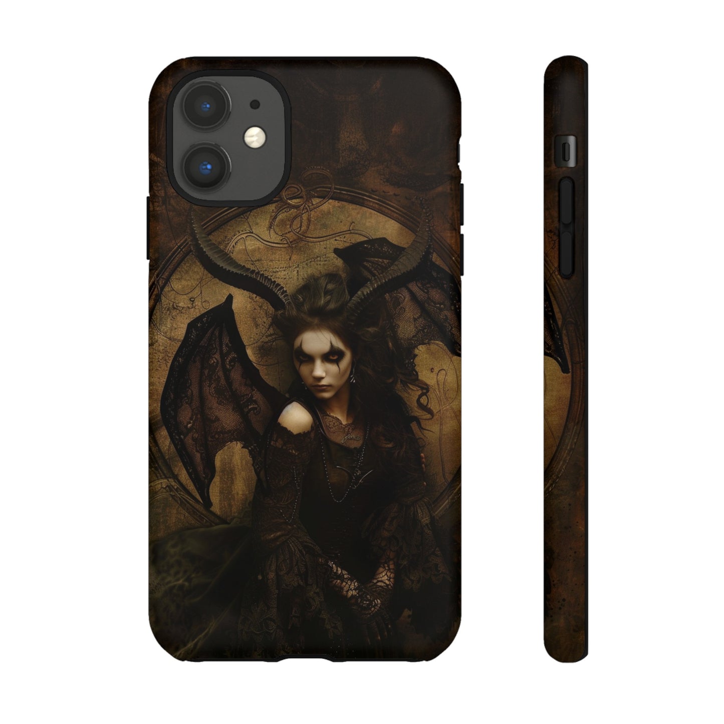 Demon Lilith Gothic Phone Case for iPhone, Samsung Galaxy, Google Pixel - Dark Fantasy Art