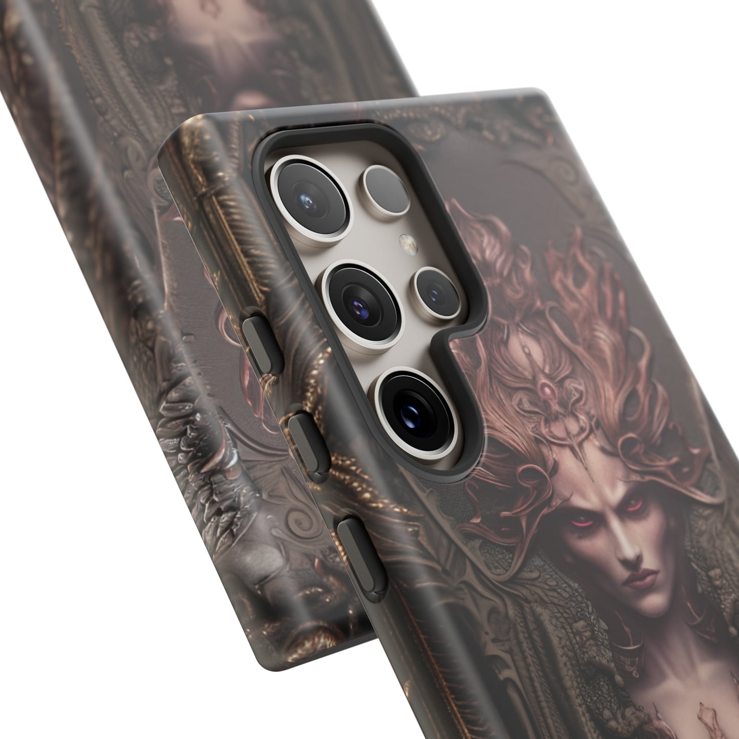 Dark Lilith Phone Case – Horned Hell Horror Design for iPhone, Samsung Galaxy, and Google Pixel Devices