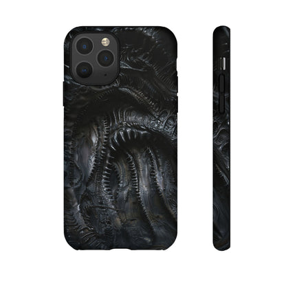 Surreal Biomechanical Phone Case - Gothic Sci-Fi Art for iPhone, Samsung Galaxy, and Google Pixel Devices