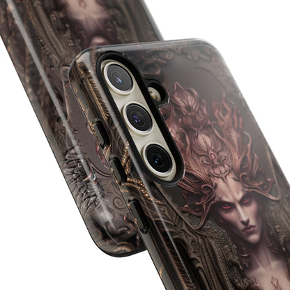 Dark Lilith Phone Case – Horned Hell Horror Design for iPhone, Samsung Galaxy, and Google Pixel Devices