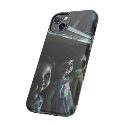 Creepy Dolls Phone Case – Eerie Vintage Doll Design for iPhone, Samsung Galaxy, and Google Pixel Devices