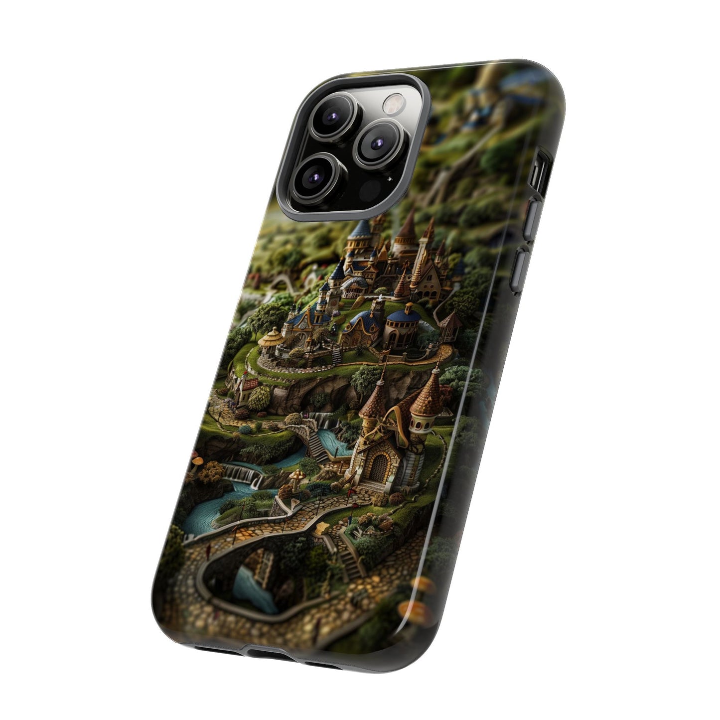 Fairy Kingdom Phone Case - Enchanted Castle Artwork for iPhone, Samsung Galaxy, and Google Pixel Devices