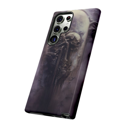 Dark Android Dream Phone Case – Futuristic Alien Horror Design for iPhone, Samsung Galaxy, and Google Pixel Devices