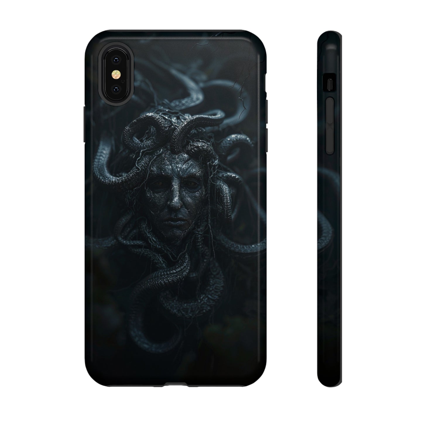 Medusa's Gaze Phone Case - Dark Mythological Design for iPhone and Samsung Galaxy Devices