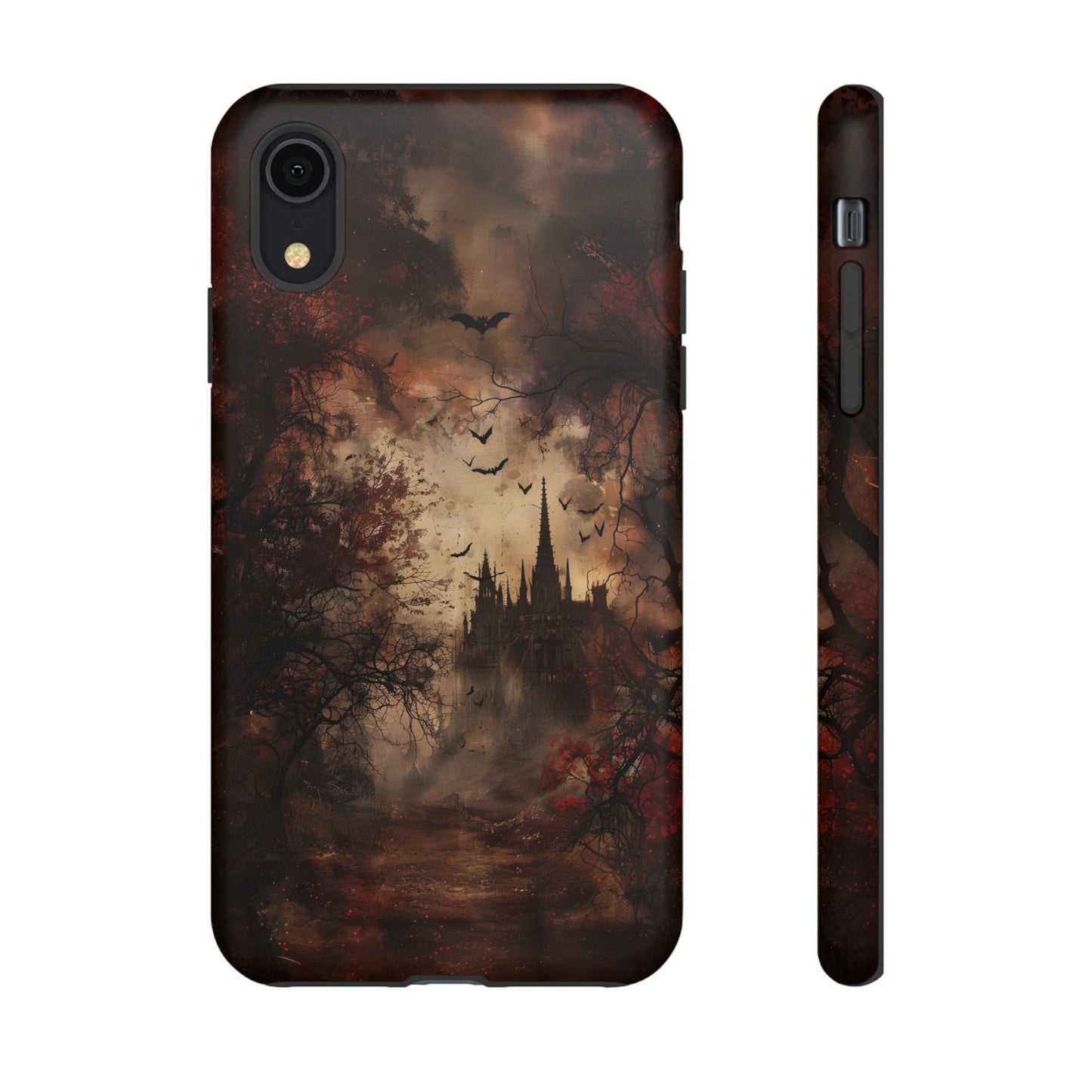 Gothic Castle Phone Case - Spooky Halloween Design for iPhone, Samsung Galaxy, Google Pixel Devices