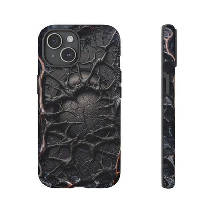 Black Veins Tough Phone Case – Lovecraftian Horror Design for iPhone, Samsung Galaxy, and Google Pixel Devices