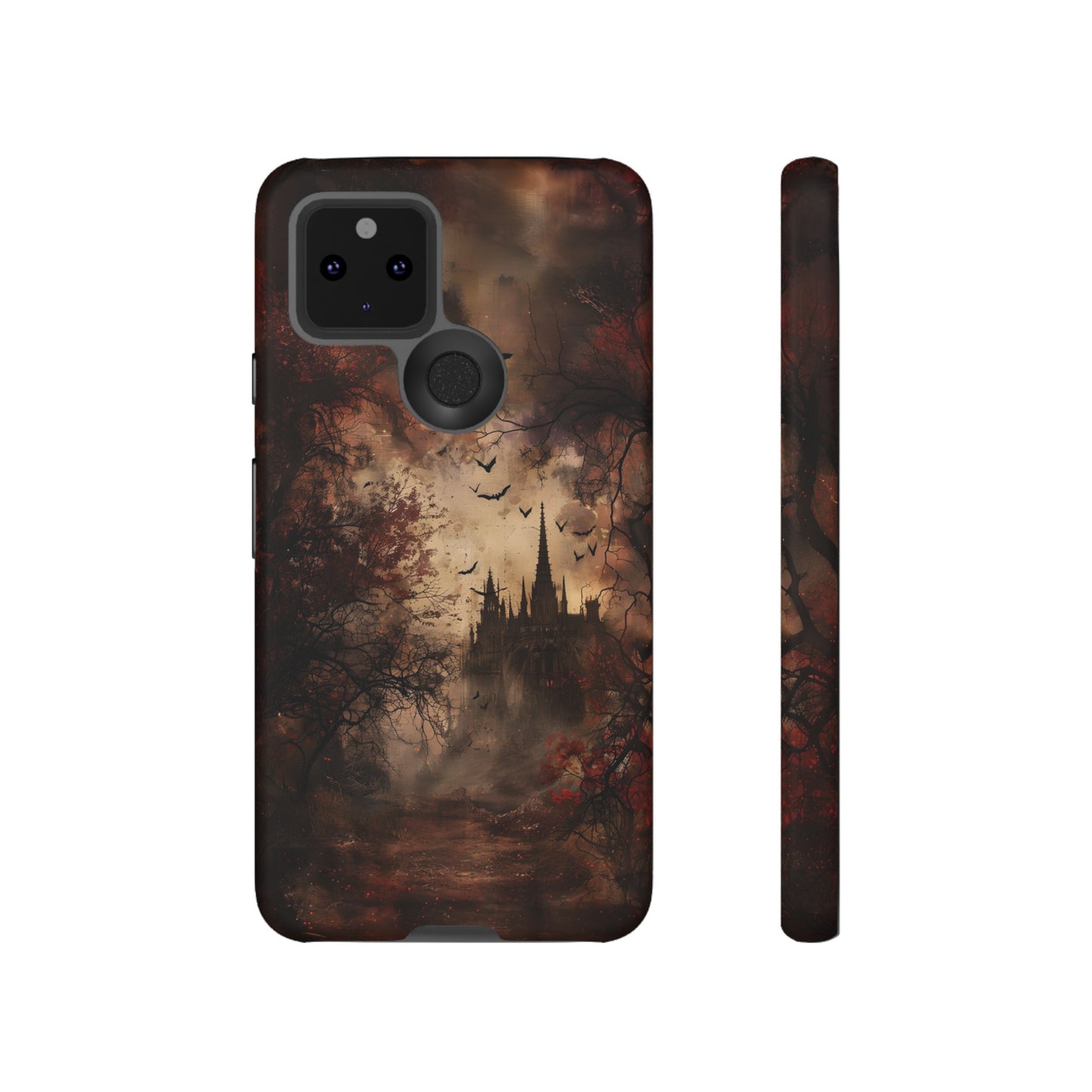 Gothic Castle Phone Case - Spooky Halloween Design for iPhone, Samsung Galaxy, Google Pixel Devices