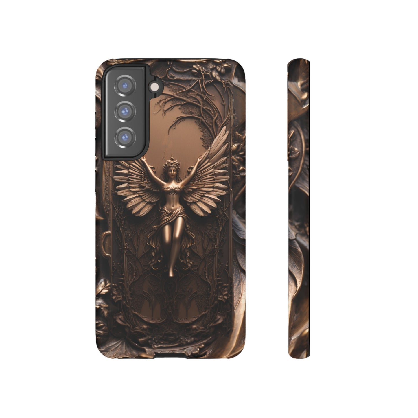 The Bronze Fairy Phone Case – Fantasy Faery Design for iPhone, Samsung Galaxy, and Google Pixel Devices