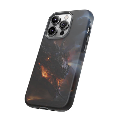 Fiery Dragon Phone Case - Epic Fantasy Art for iPhone, Samsung Galaxy, and Google Pixel Devices