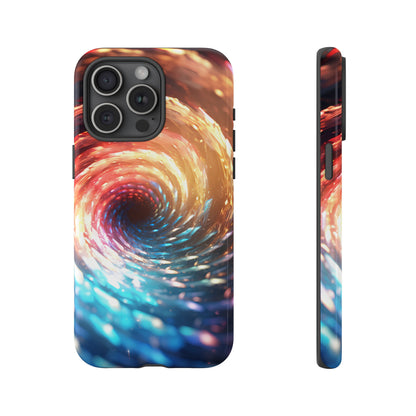 Crystal Portal of Light Phone Case – Vibrant Cosmic Design for iPhone, Samsung Galaxy, and Google Pixel Devices