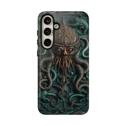 Nameless Dread Tough Phone Case – Lovecraftian Tentacle Horror Design for iPhone, Samsung Galaxy, and Google Pixel Devices