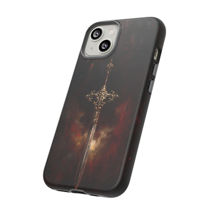 Epic Sword of Legends Phone Case - Dark Fantasy Art for iPhone, Samsung Galaxy, and Google Pixel Devices