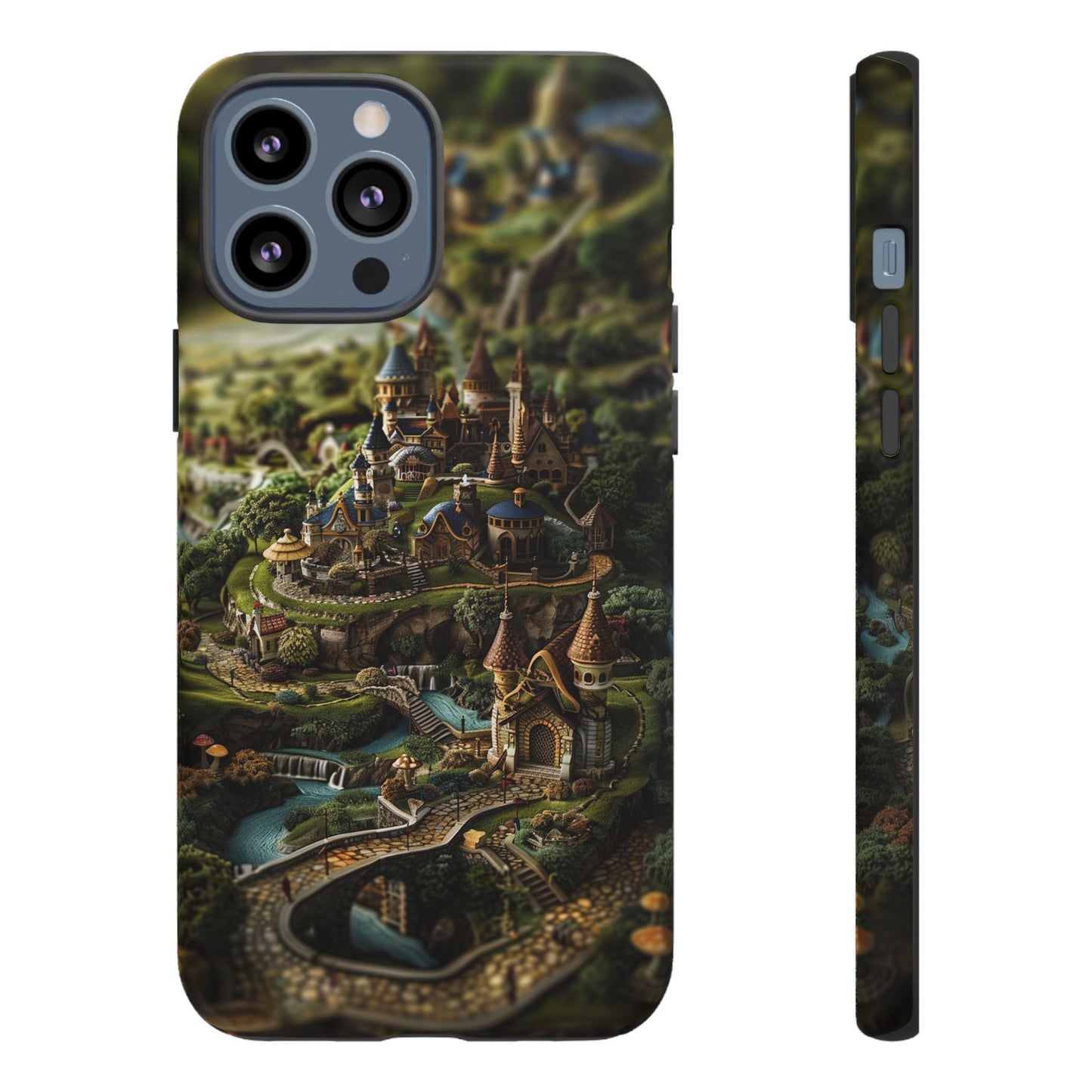 Fairy Kingdom Phone Case - Enchanted Castle Artwork for iPhone, Samsung Galaxy, and Google Pixel Devices