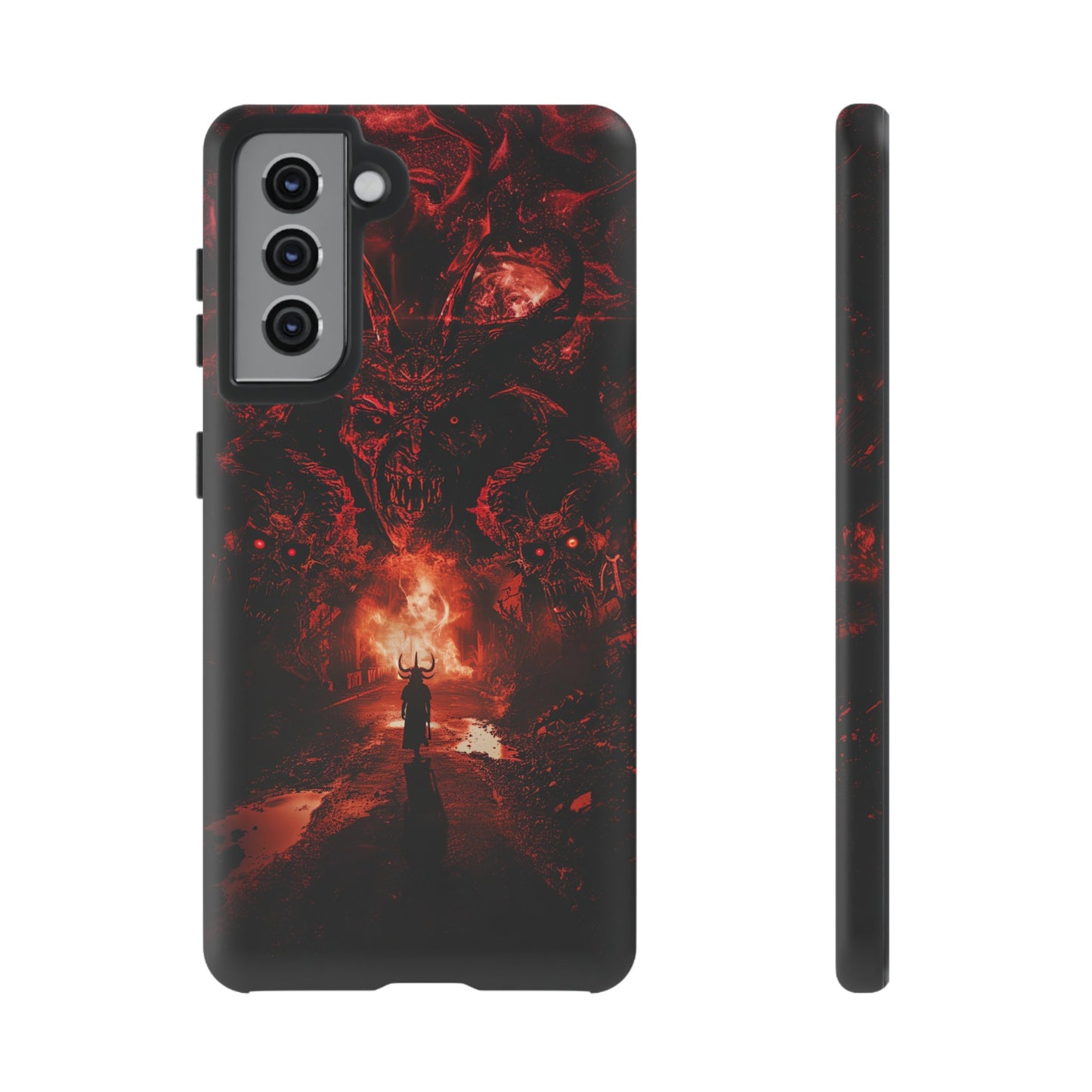 The Road to Hell Phone Case – Gothic Demon and Devil Design for iPhone, Samsung Galaxy, and Google Pixel Devices