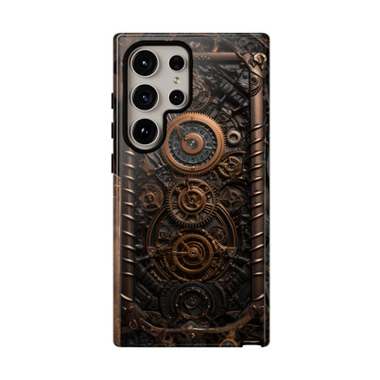 Gearworks 2 Phone Case – Steampunk Victorian Design with Gears and Clockwork for iPhone, Samsung Galaxy, and Google Pixel Devices