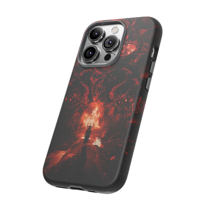 The Road to Hell Phone Case – Gothic Demon and Devil Design for iPhone, Samsung Galaxy, and Google Pixel Devices