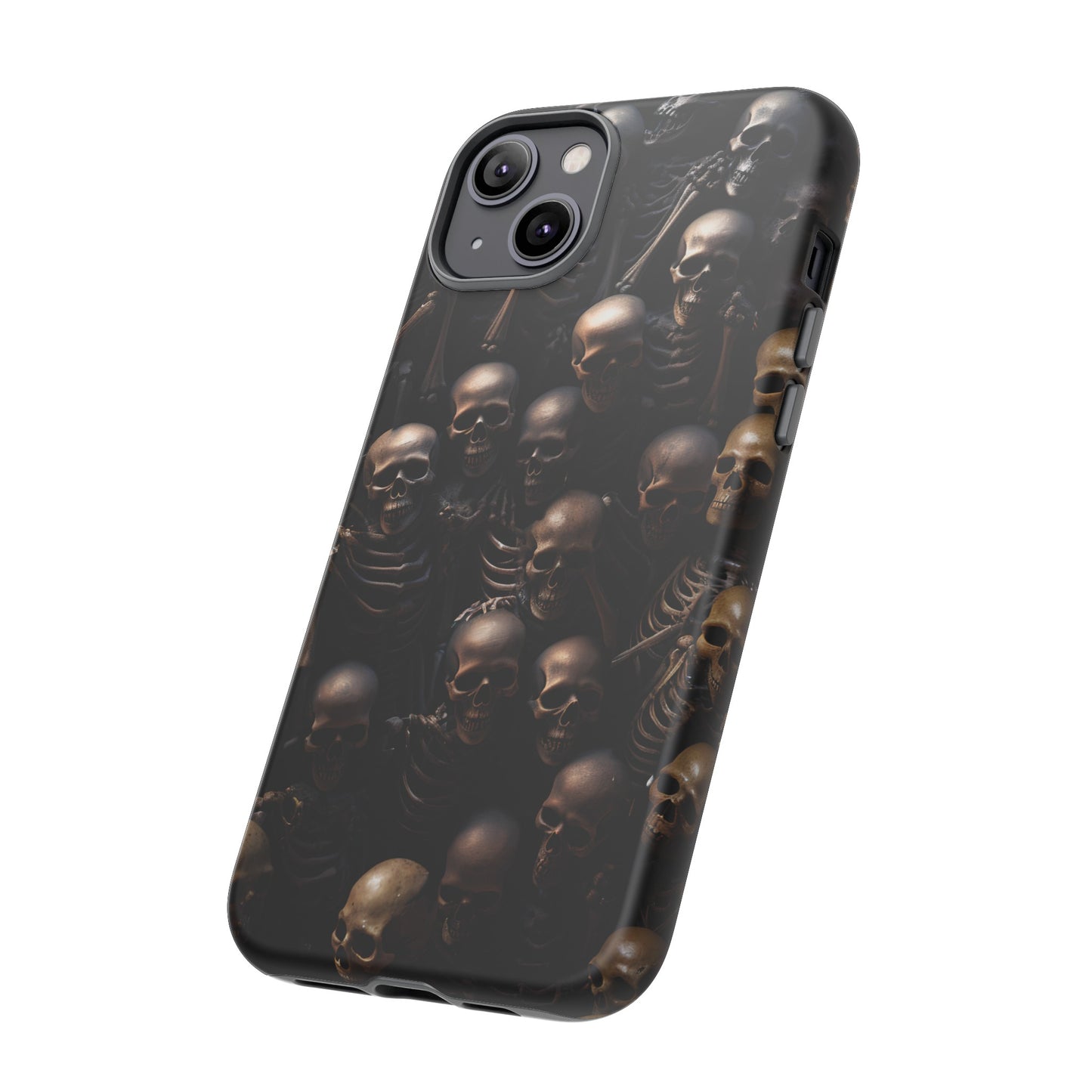 Skeletal Grave Phone Case – Halloween Horror Skeleton Design for iPhone, Samsung Galaxy, and Google Pixel Devices