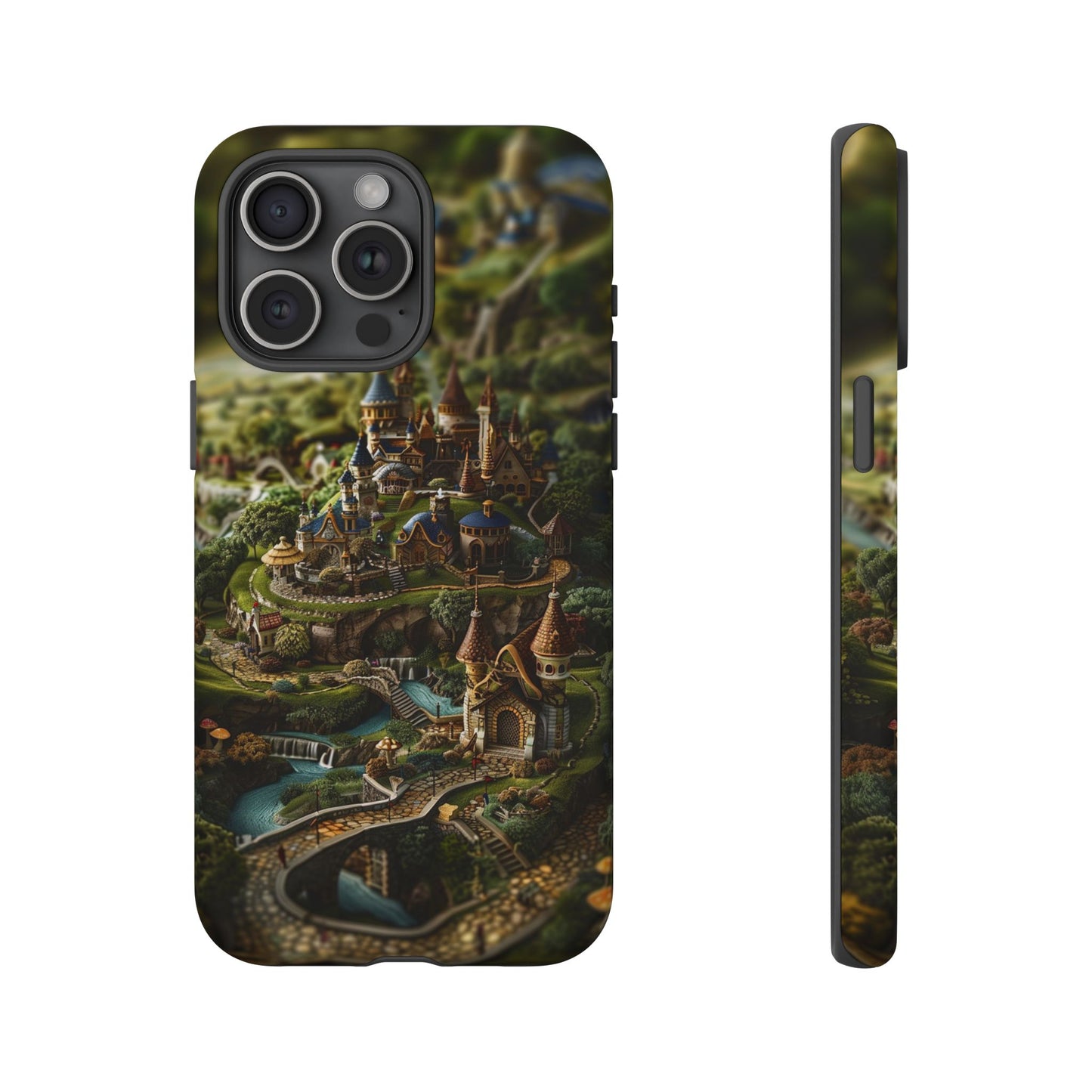 Fairy Kingdom Phone Case - Enchanted Castle Artwork for iPhone, Samsung Galaxy, and Google Pixel Devices