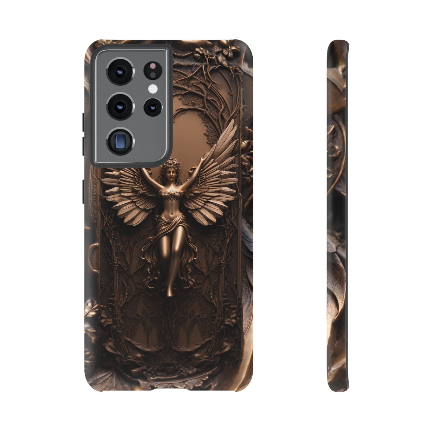 The Bronze Fairy Phone Case – Fantasy Faery Design for iPhone, Samsung Galaxy, and Google Pixel Devices