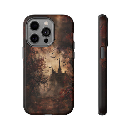 Gothic Castle Phone Case - Spooky Halloween Design for iPhone, Samsung Galaxy, Google Pixel Devices