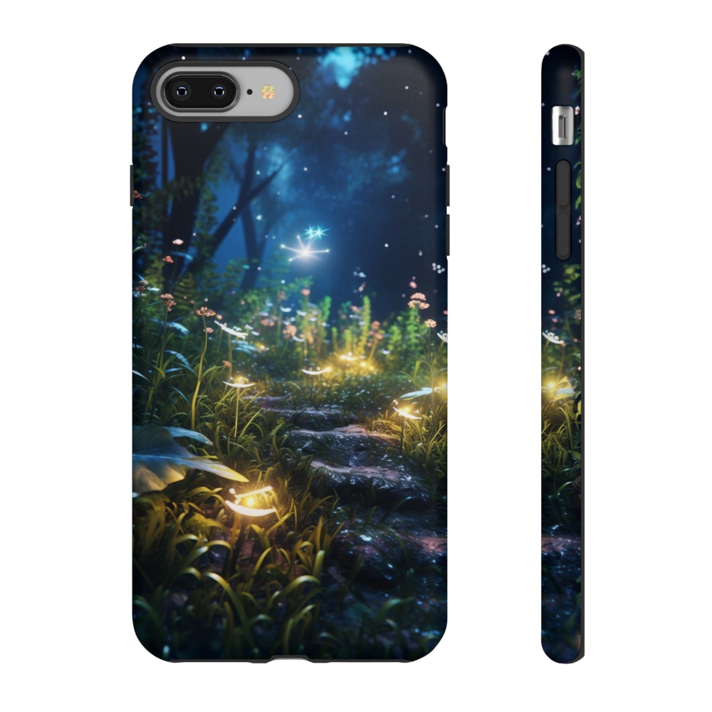 Fireflies in the Forest Tough Phone Case – Enchanting Summer Night Design for iPhone, Samsung Galaxy, and Google Pixel Devices