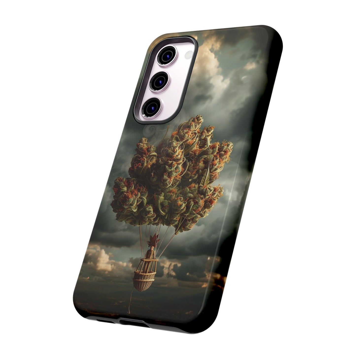 Cannabis Balloon Adventure Phone Case - For iPhone, Samsung Galaxy, and Google Pixel Devices