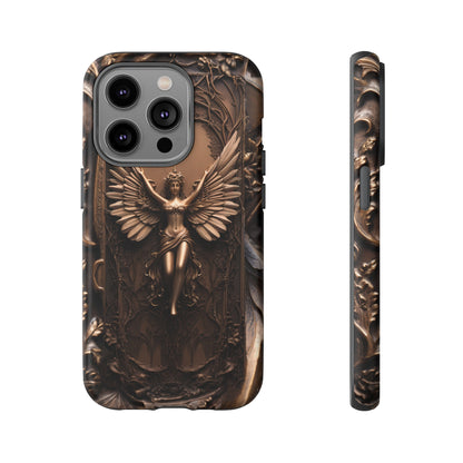 The Bronze Fairy Phone Case – Fantasy Faery Design for iPhone, Samsung Galaxy, and Google Pixel Devices