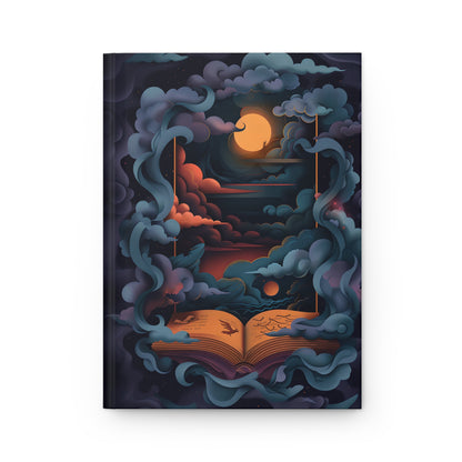 Moonlit Dreams Hardcover Journal - Celestial Night Sky Notebook for Writing & Journaling