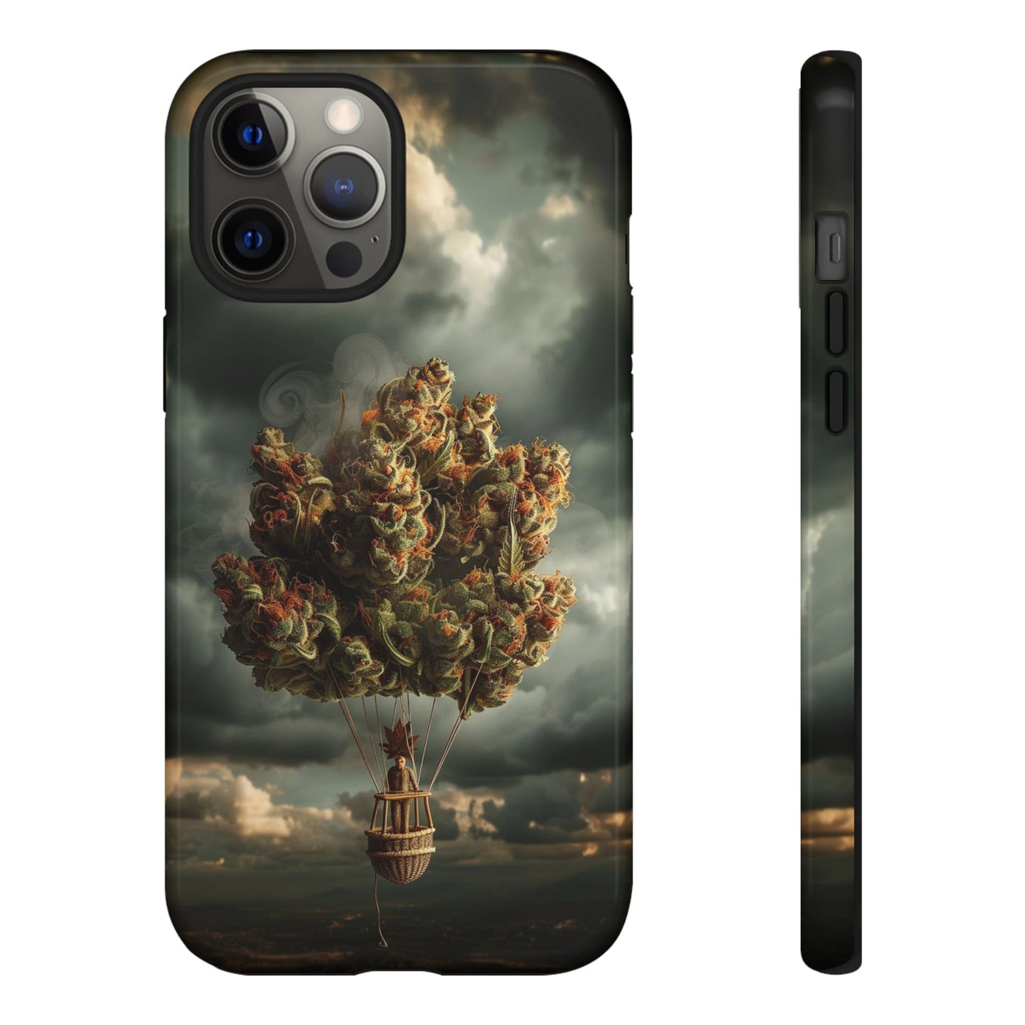 Cannabis Balloon Adventure Phone Case - For iPhone, Samsung Galaxy, and Google Pixel Devices