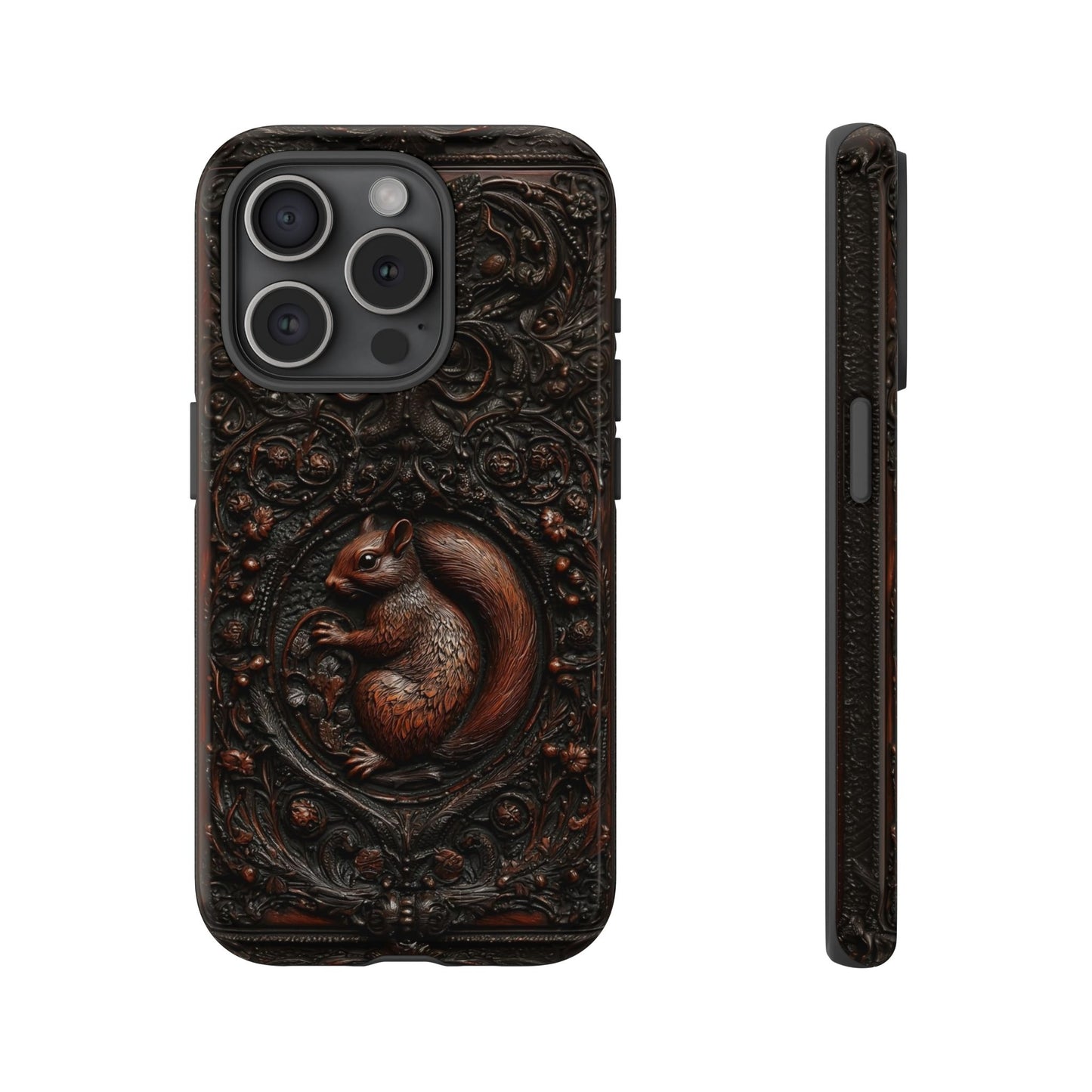 Gothic Woodland Squirrel Phone Case - Nature and Fantasy Inspired Design