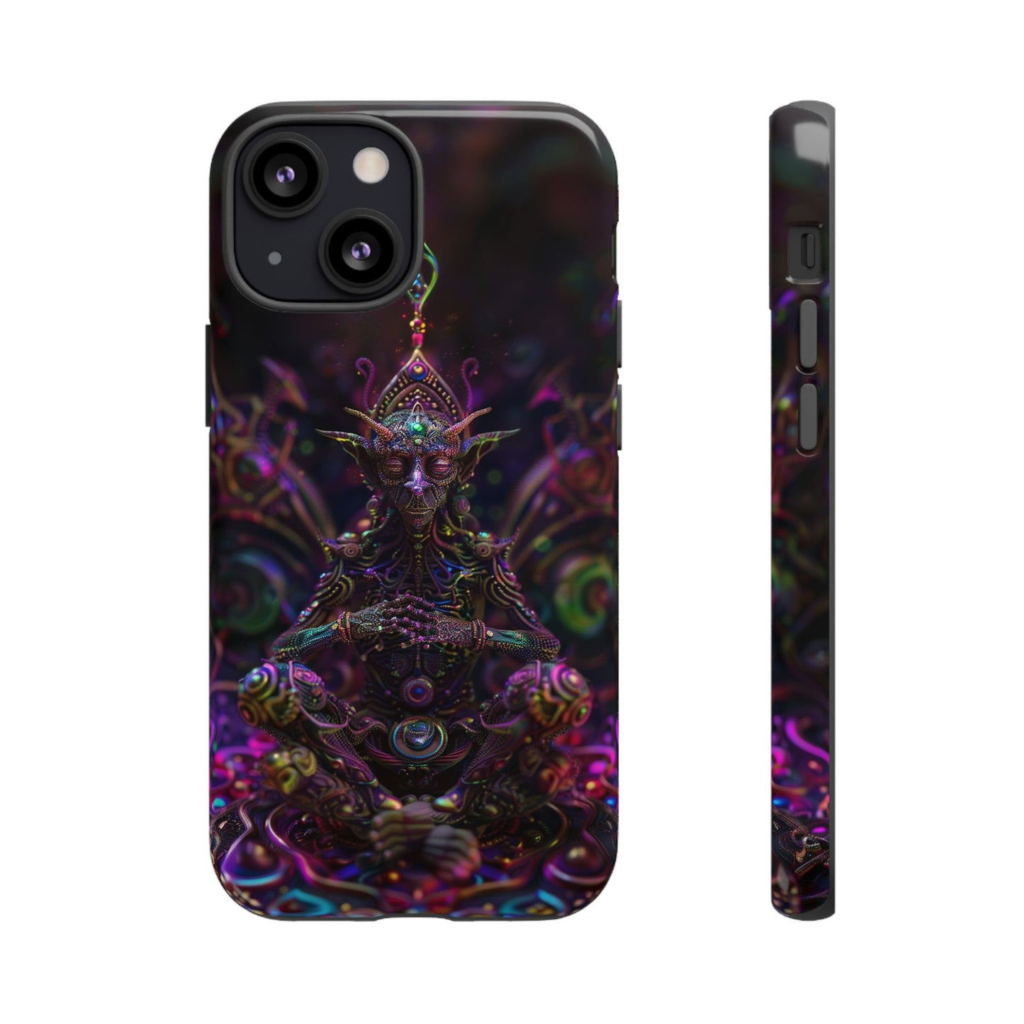 Mystical Machine Elf Phone Case - Psychedelic Vibes for iPhone, Samsung, Google Pixel