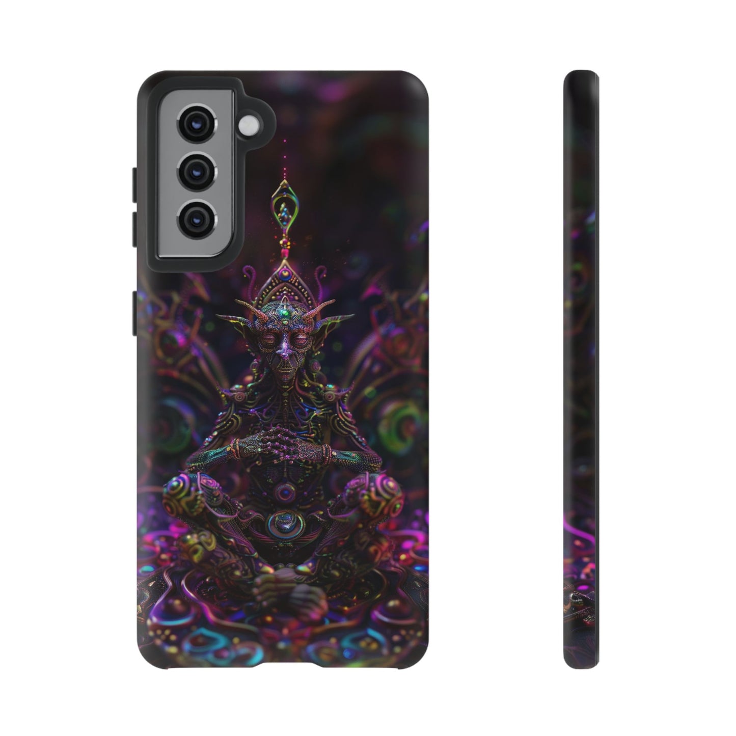 Mystical Machine Elf Phone Case - Psychedelic Vibes for iPhone, Samsung, Google Pixel