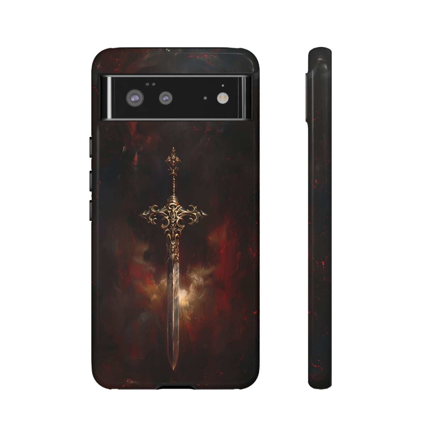 Epic Sword of Legends Phone Case - Dark Fantasy Art for iPhone, Samsung Galaxy, and Google Pixel Devices