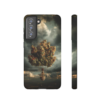 Cannabis Balloon Adventure Phone Case - For iPhone, Samsung Galaxy, and Google Pixel Devices