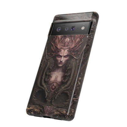 Dark Lilith Phone Case – Horned Hell Horror Design for iPhone, Samsung Galaxy, and Google Pixel Devices