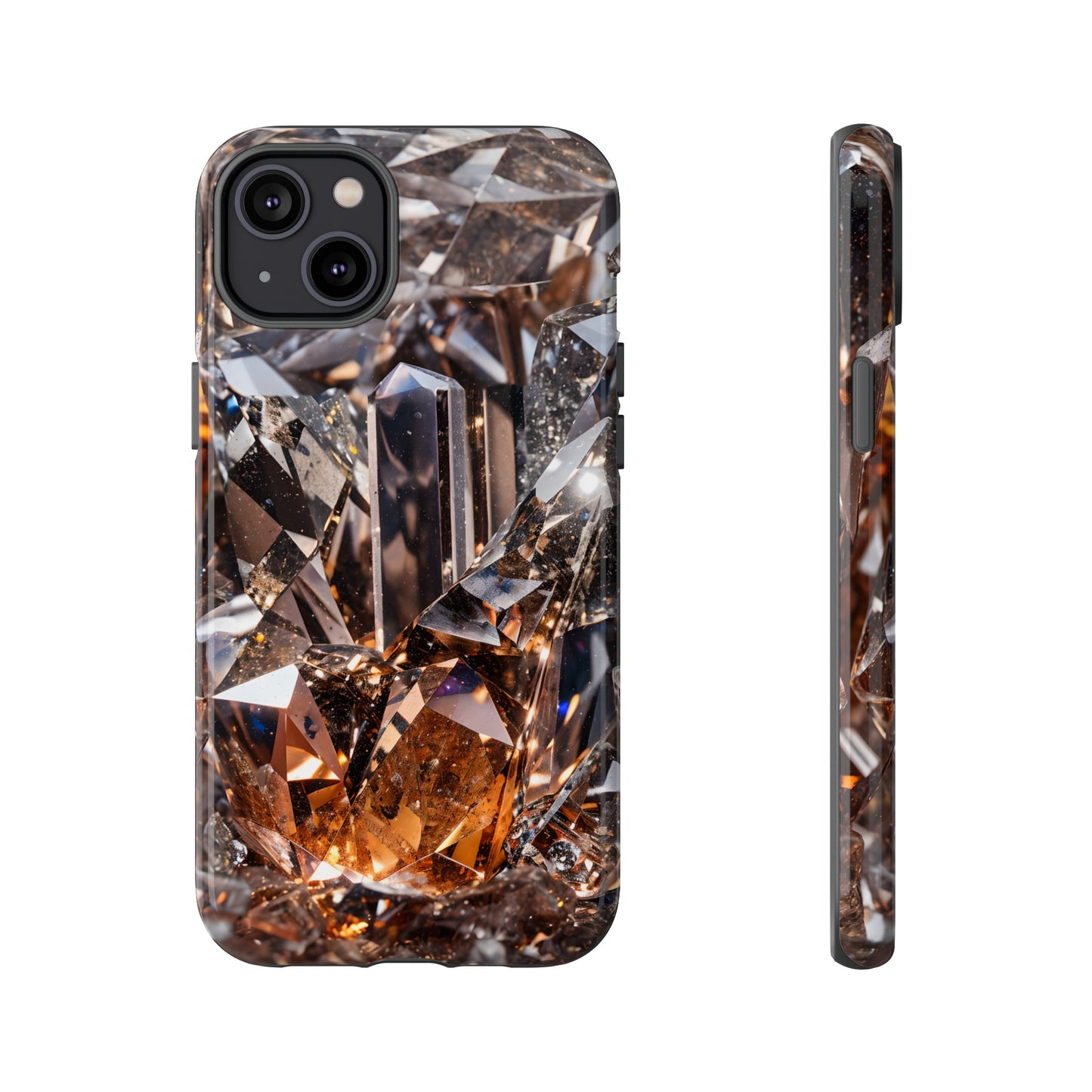 Crystalline Phone Case – Healing Crystal Quartz Design for iPhone, Samsung Galaxy, and Google Pixel Devices