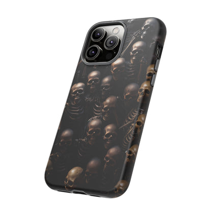 Skeletal Grave Phone Case – Halloween Horror Skeleton Design for iPhone, Samsung Galaxy, and Google Pixel Devices