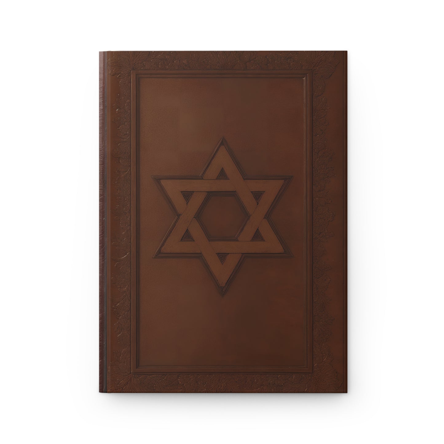 Star of David Hardcover Notebook – Elegant Journal for Jewish Heritage and Spiritual Writing