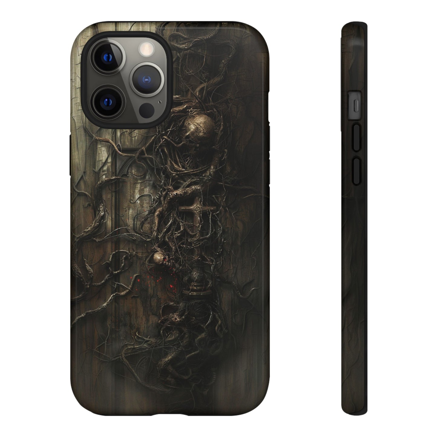 Creeping Dread Phone Case - Giger-Inspired Art for iPhone, Samsung Galaxy, and Google Pixel Devices