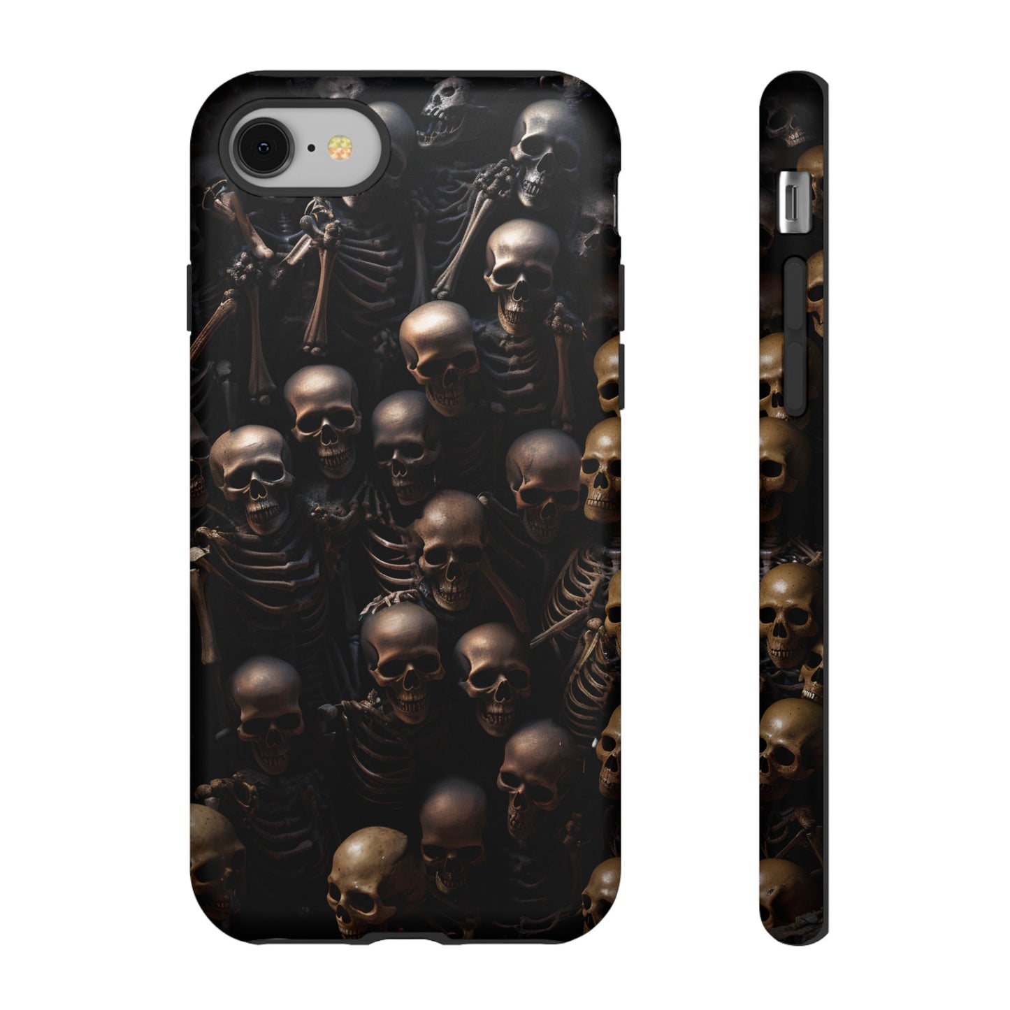 Skeletal Grave Phone Case – Halloween Horror Skeleton Design for iPhone, Samsung Galaxy, and Google Pixel Devices