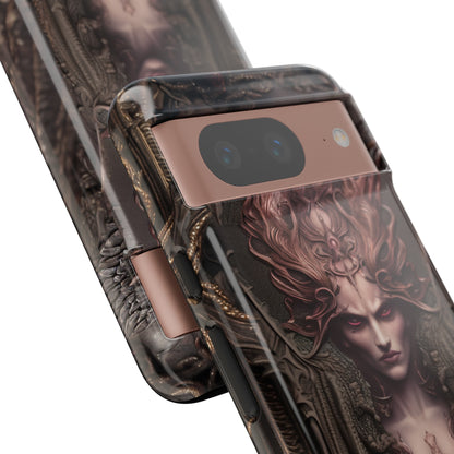 Dark Lilith Phone Case – Horned Hell Horror Design for iPhone, Samsung Galaxy, and Google Pixel Devices