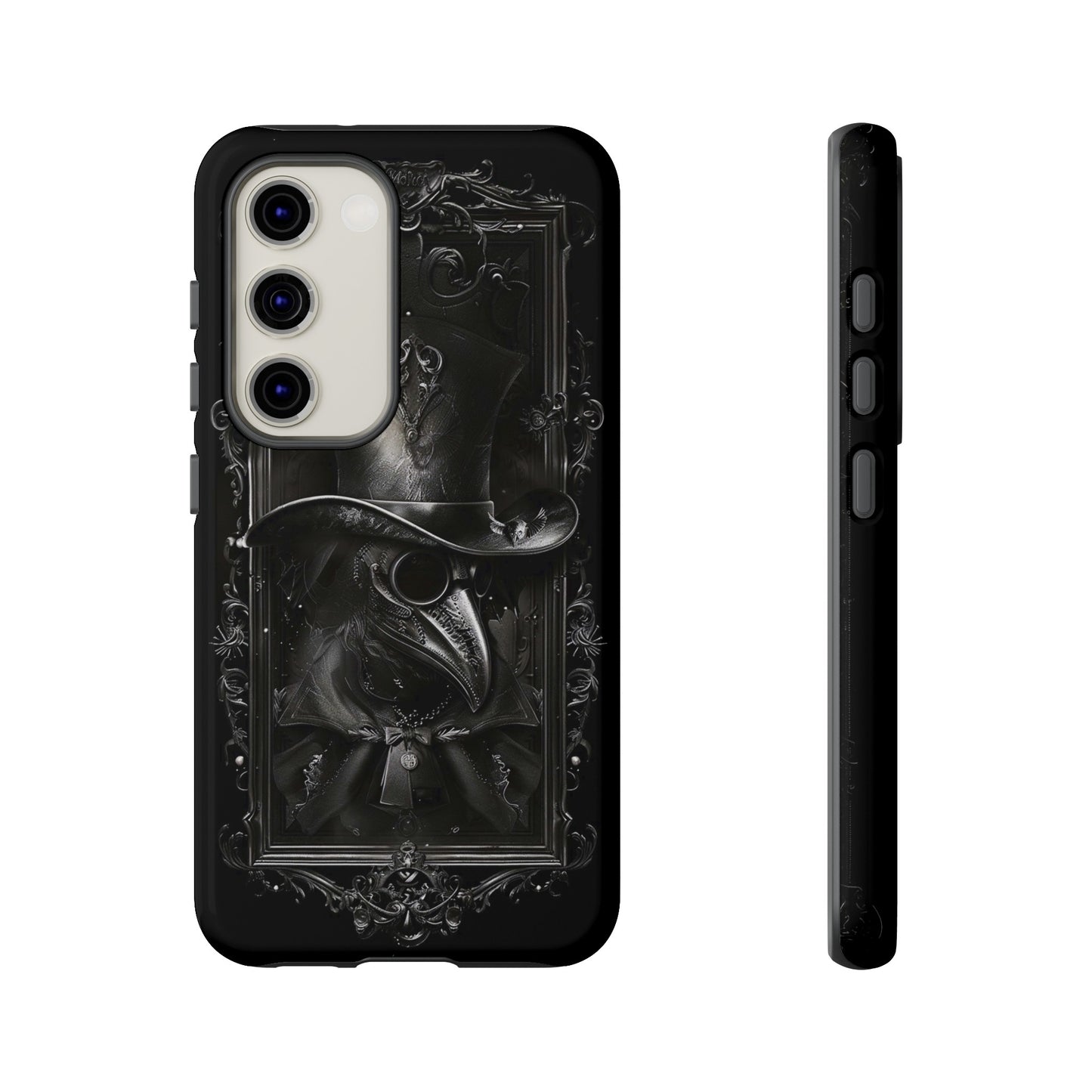 Gothic Plague Doctor Phone Case - Mysterious and Dark Design for iPhone, Samsung Galaxy, and Google Pixel Devices