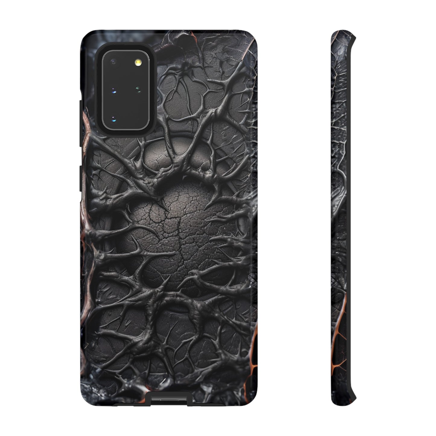 Black Veins Tough Phone Case – Lovecraftian Horror Design for iPhone, Samsung Galaxy, and Google Pixel Devices