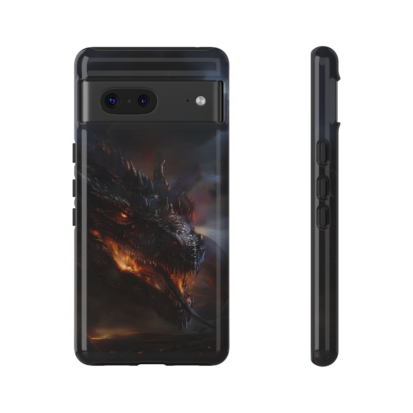 Fiery Dragon Phone Case - Epic Fantasy Art for iPhone, Samsung Galaxy, and Google Pixel Devices