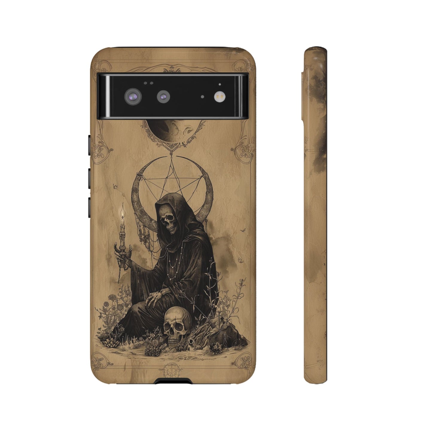 Gothic Reaper Phone Case - Dark Aesthetic Art for iPhone, Samsung, Google Pixel