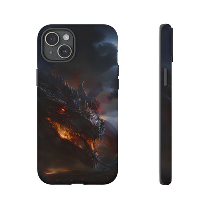 Fiery Dragon Phone Case - Epic Fantasy Art for iPhone, Samsung Galaxy, and Google Pixel Devices