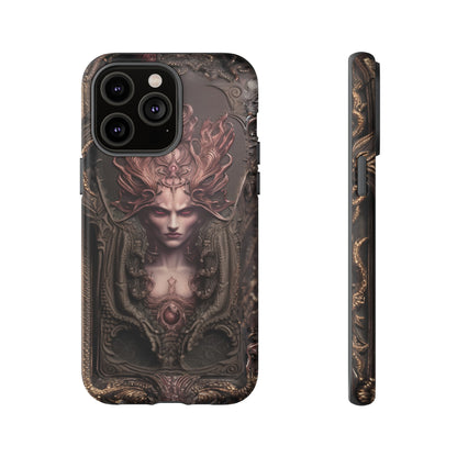 Dark Lilith Phone Case – Horned Hell Horror Design for iPhone, Samsung Galaxy, and Google Pixel Devices