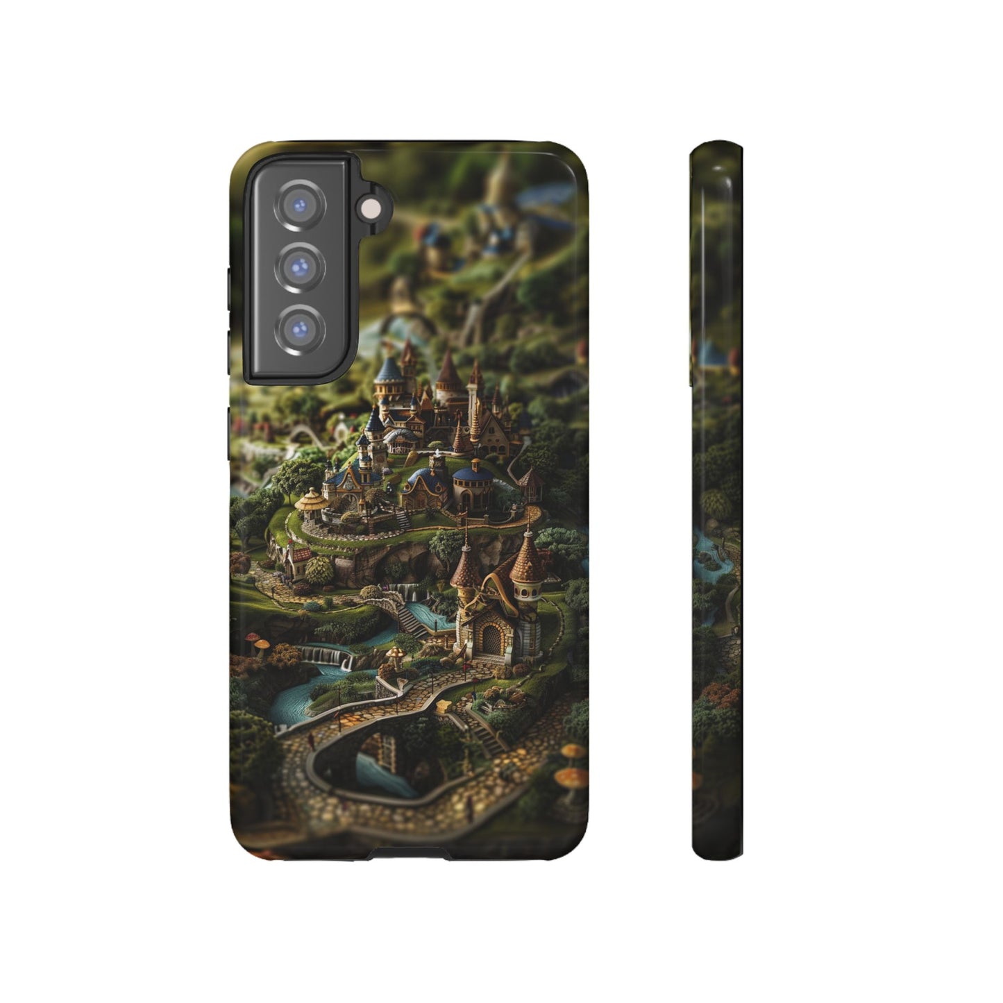 Fairy Kingdom Phone Case - Enchanted Castle Artwork for iPhone, Samsung Galaxy, and Google Pixel Devices