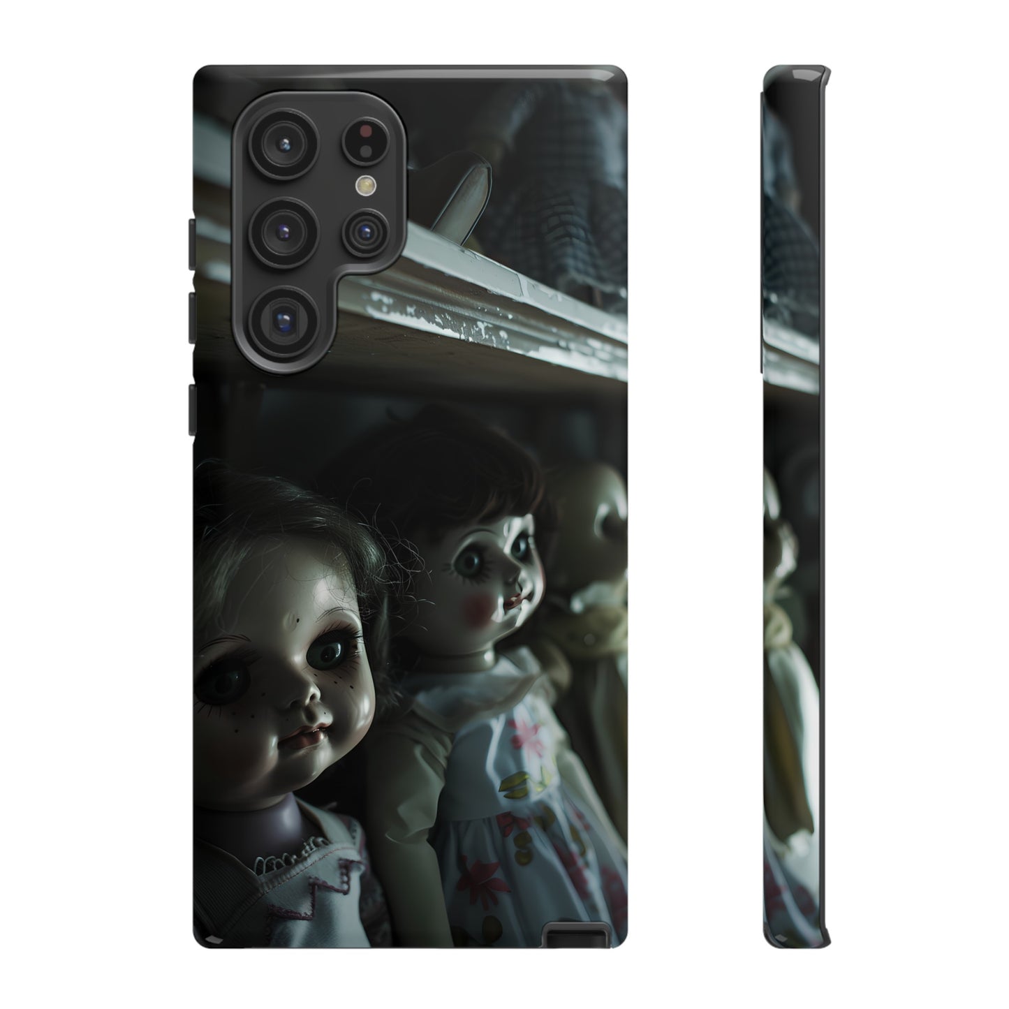 Creepy Dolls Phone Case – Eerie Vintage Doll Design for iPhone, Samsung Galaxy, and Google Pixel Devices